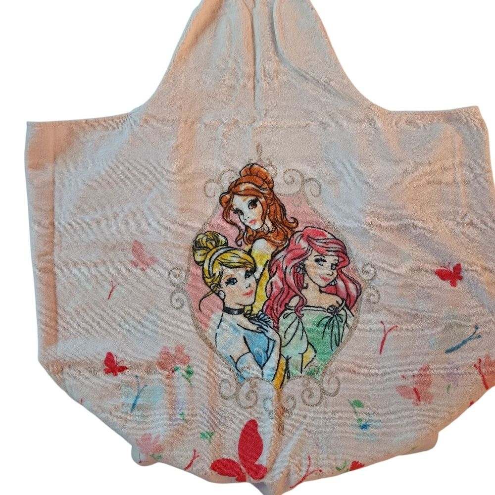 Disney Jumping Beans Princess Cotton Hooded Bath Beach Pool Towel Pink